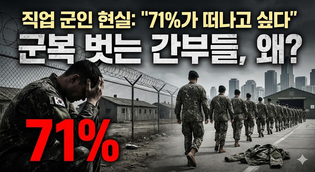 직업 군인 현실: “71%가 떠나고 싶다” 군복 벗는 간부들, 왜? 대표 이미지