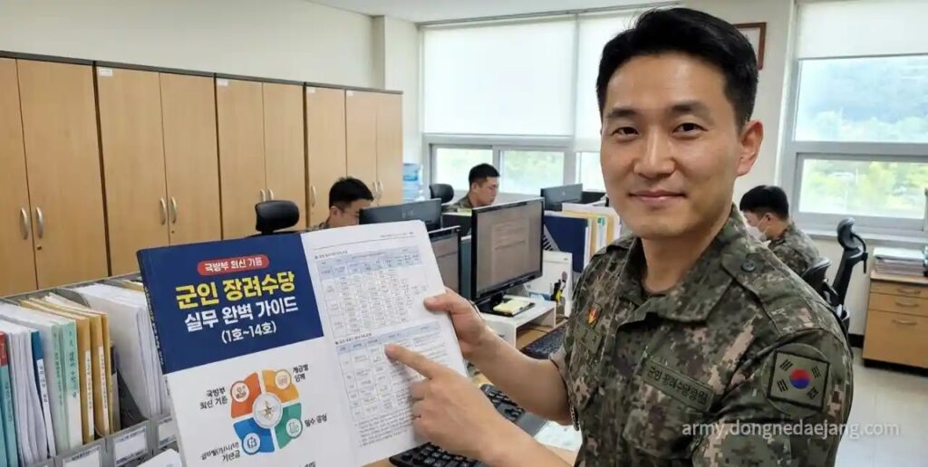 2026 군인 특수업무수당 중 군인 등의 장려수당(1호~14호) 지급대상 및 지급액과 세부사항 완벽 정리 대표 이미지