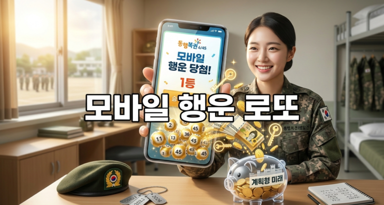 모바일 로또 구매 방법과 1등 당첨금 실수령액 그리고 세금 알아보기