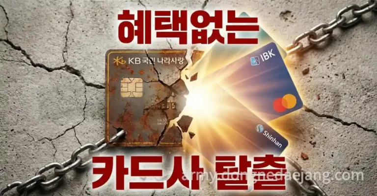 2026 나라사랑카드 3종 혜택 비교: 신한 하나 기업 카드사별 선택 가이드
