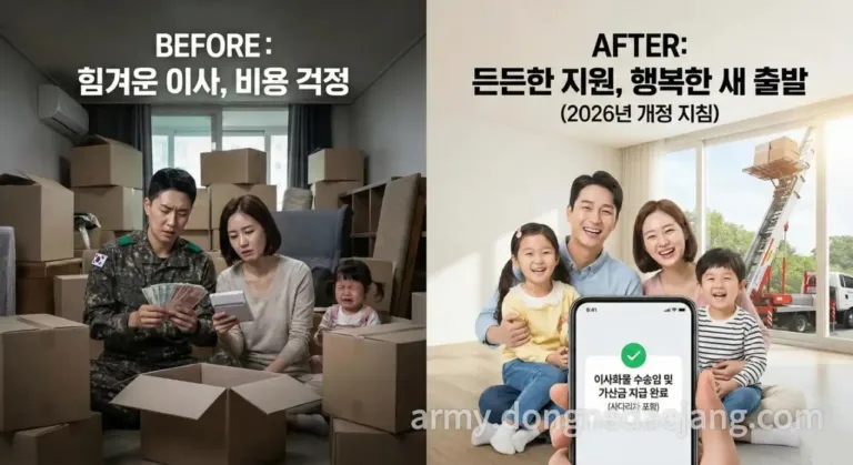 2026년 군인 이사화물 수송임: 다자녀 2인부터 혜택? 달라진 점 총정리(지급제외 포함)