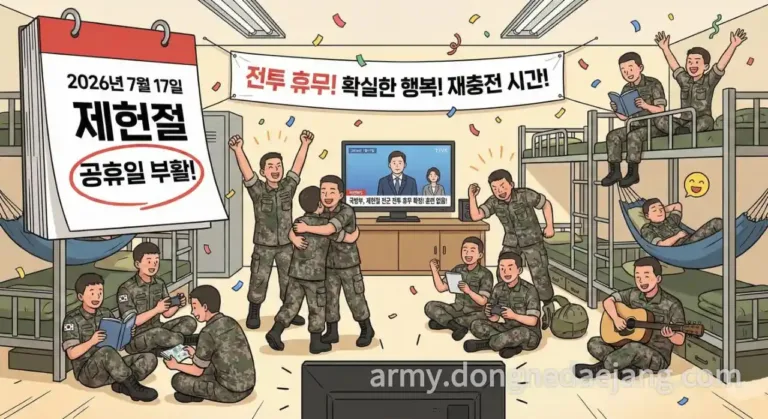 제헌절 공휴일 2026년! 재지정? 군인들도 쉬나요?