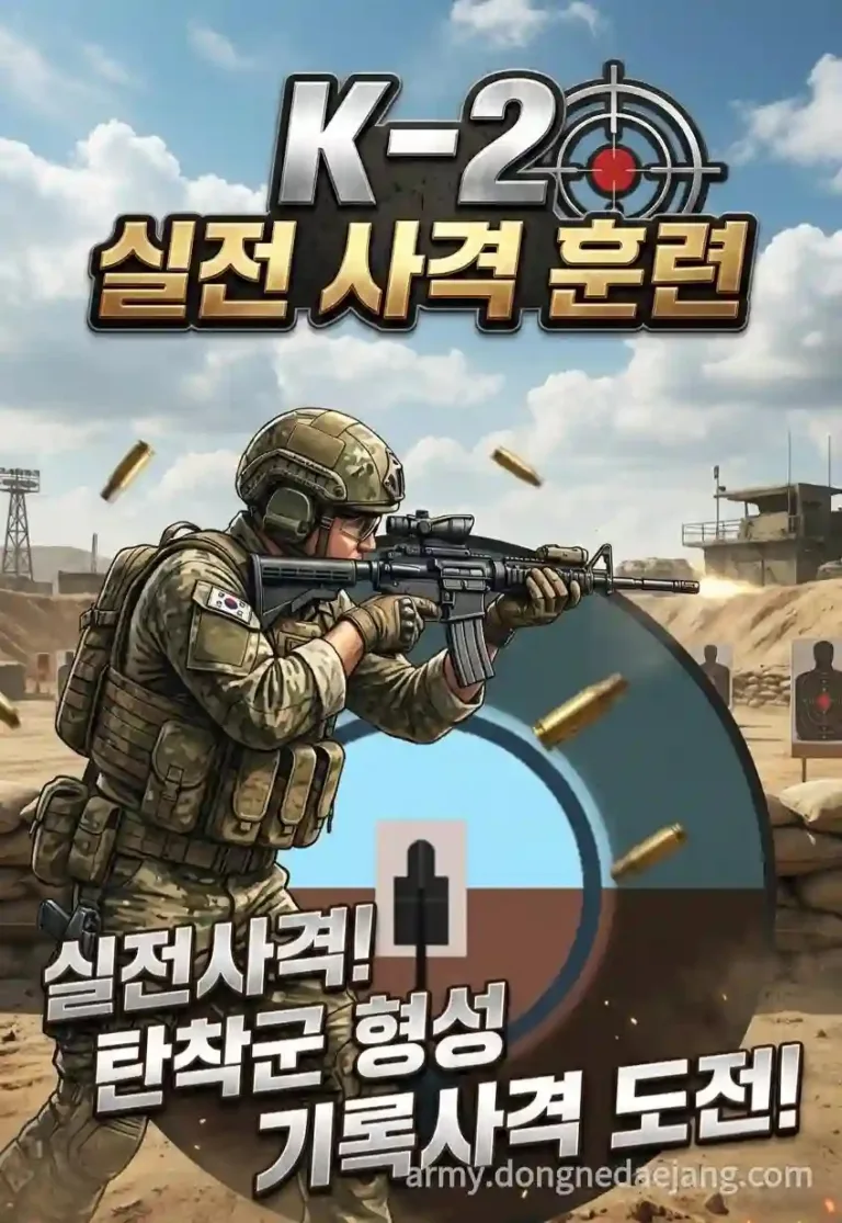 K-2 실전 사격 게임 : 딱딱한 교범 대신 PX/술 내기 게임으로 마스터하기