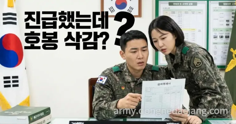 군인 부사관 진급 호봉 삭감, 하사에서 원사까지 깎이는 개수와 진짜 이유
