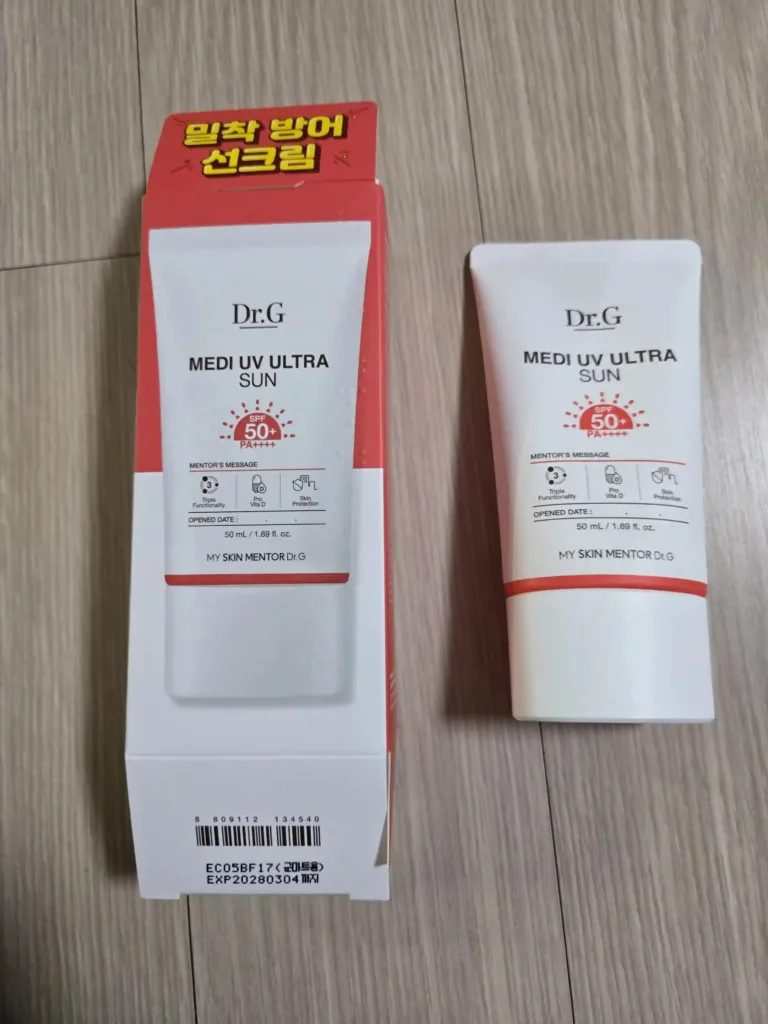 군마트 선크림 추천: 닥터지 메디 유브이 울트라 선 성분 분석