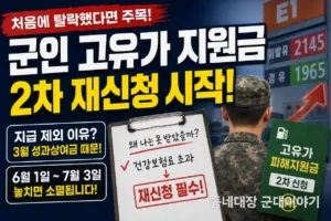 군인 군무원 고유가 피해지원금 재신청, 국방부 실수 인정!