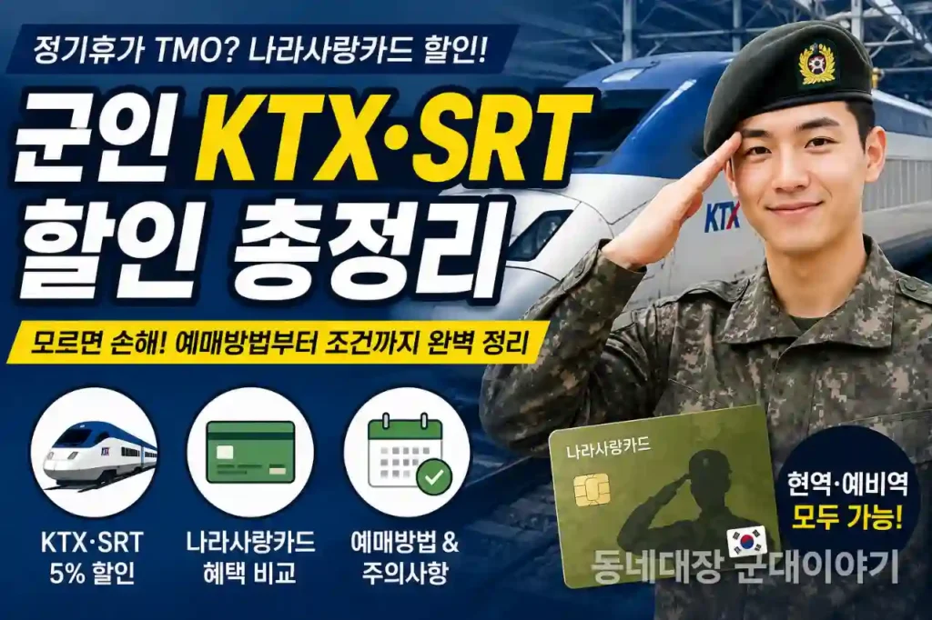군인-ktxsrt-할인-총정리-나라사랑카드-할인혜택