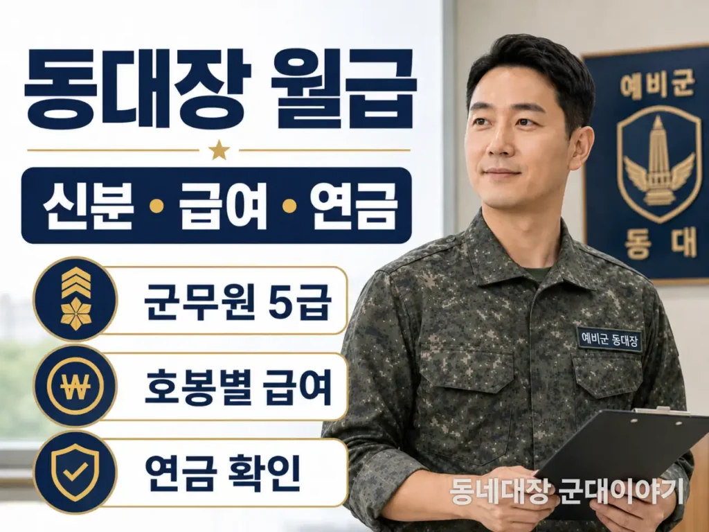동대장-월급-얼마일까-2026-급여-총정리하기