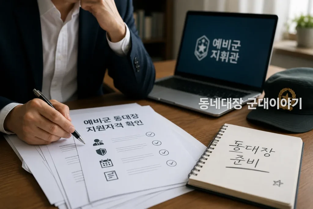 동대장-지원자격-지원조건-소령이면-되나